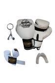 By Leon 1982 Leon Blade Training Boks, Kick Boks Ve Muay Thai Eldiveni Anahtarlık Dişlik Ve Bandaj Seti 3,5 M