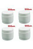 Wilson 4 Adet Pro Comfort Beyaz Overgrip Tenis Raketi Gribi Wrz4024Wh White