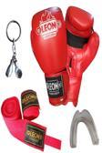 By Leon 1982 Leon Blade Training Boks, Kick Boks Ve Muay Thai Eldiveni Anahtarlık Dişlik Ve Bandaj Seti 3,5 M
