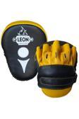 By Leon 1982 Leon Ultimate Hakiki Deri Boks Ve Kick Boks El Lapası Ellik Siyah Sarı