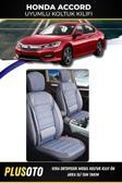 Plusoto Honda Accord Uyumlu Vera Serisi Füme Oto Koltuk Kılıfı 5Li Takım Set M-333