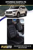 Plusoto Hyundai Santa Fe Uyumlu Vera Serisi Siyah Oto Koltuk Kılıfı 5Li Takım Set M-433