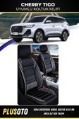 Plusoto Chery Tiggo Uyumlu Vera Serisi Bej Oto Koltuk Kılıfı 5Li Takım Set M-02
