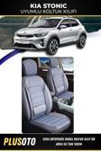 Plusoto Kia Stonicuyumlu Vera Serisi Füme Oto Koltuk Kılıfı 5Li Takım Set M-495