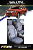 Plusoto Isuzu D-Max Uyumlu Vera Serisi Füme Oto Koltuk Kılıfı 5Li Takım Set M-441
