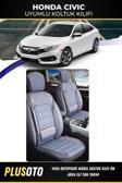 Plusoto Honda Civicuyumlu Vera Serisi Füme Oto Koltuk Kılıfı 5Li Takım Set M-339