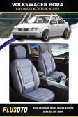 Plusoto Volkswagen Bora Uyumlu Vera Serisi Füme Oto Koltuk Kılıfı 5Li Takım Set M-1053