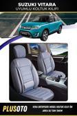Plusoto Suzuki Vitara Uyumlu Vera Serisi Füme Oto Koltuk Kılıfı 5Li Takım Set M-981