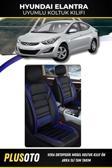 Plusoto Hyundai Elantra Uyumlu Vera Serisi Siyah Mavi Oto Koltuk Kılıfı 5Li Takım Set M-366