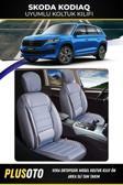Plusoto Skoda Kodiaq Uyumlu Vera Serisi Füme Oto Koltuk Kılıfı 5Li Takım Set M-909