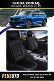 Plusoto Skoda Kodiaq Uyumlu Vera Serisi Siyah Oto Koltuk Kılıfı 5Li Takım Set M-913