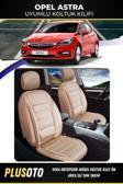 Plusoto Opel Astra Uyumlu Vera Serisi Bej Oto Koltuk Kılıfı 5Li Takım Set M-584