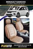 Plusoto Renault Kangoo Uyumlu Vera Serisi Bej Oto Koltuk Kılıfı 5Li Takım Set M-794