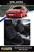 Plusoto Opel Astra Uyumlu Vera Serisi Siyah Oto Koltuk Kılıfı 5Li Takım Set M-589