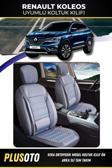 Plusoto Renault Koleos Uyumlu Vera Serisi Füme Oto Koltuk Kılıfı 5Li Takım Set M-801