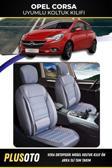 Plusoto Opel Corsauyumlu Vera Serisi Füme Oto Koltuk Kılıfı 5Li Takım Set M-591