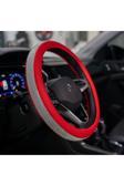 Plusoto Hyundai İ20 Uyumlu Plus Diamond Serisi Kırmızı Taşlı Geçmeli Direksiyon Kılıfı