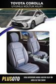 Plusoto Toyota Corolla Uyumlu Vera Serisi Füme Oto Koltuk Kılıfı 5Li Takım Set M-1005