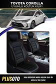 Plusoto Toyota Corolla Uyumlu Vera Serisi Siyah Oto Koltuk Kılıfı 5Li Takım Set M-1009