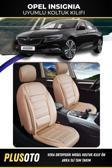 Plusoto Opel İnsignia Uyumlu Vera Serisi Bej Oto Koltuk Kılıfı 5Li Takım Set M-602