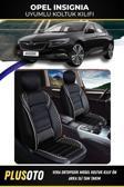 Plusoto Opel İnsignia Uyumlu Vera Serisi Siyah Beyaz Oto Koltuk Kılıfı 5Li Takım Set M-604