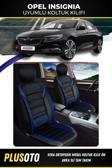 Plusoto Opel İnsignia Uyumlu Vera Serisi Siyah Mavi Oto Koltuk Kılıfı 5Li Takım Set M-606