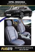 Plusoto Opel İnsigniauyumlu Vera Serisi Füme Oto Koltuk Kılıfı 5Li Takım Set M-603