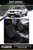 Plusoto Seat Arona Uyumlu Vera Serisi Siyah Oto Koltuk Kılıfı 5Li Takım Set M-841