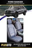 Plusoto Ford Rangeruyumlu Vera Serisi Füme Oto Koltuk Kılıfı 5Li Takım Set M-303