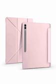 Galaxy Tab S10 Ultra Uyumlu 14.6 inç Standlı Kalem Bölmeli Tri Folding Tablet Kılıfı