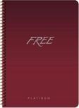 Keskin A4 80 Yaprak Kareli PP Kapak Free Platinum Def