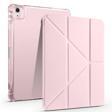 Apple iPad Air 11 M3 (2025) Yatay ve Dikey Standlı Antishock Kalemlikli Origami Silikon Kılıf A3266 A3267