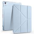 Apple iPad Air 11 M3 (2025) Yatay ve Dikey Standlı Antishock Kalemlikli Origami Silikon Kılıf A3266 A3267
