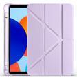 Huawei Matepad 11 (2021) Yatay ve Dikey Standlı Köşe Korumalı Kalemlikli Origami Silikon Kılıf