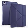 Apple iPad Air 11 M2 (2024) Yatay ve Dikey Standlı Antishock Kalemlikli Origami Silikon Kılıf A2902