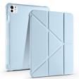 Apple iPad Pro 11 M4 (2024) Yatay ve Dikey Standlı Antishock Kalemlikli Origami Silikon Kılıf A2836