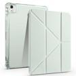 Apple iPad Air 11 M2 (2024) Yatay ve Dikey Standlı Antishock Kalemlikli Origami Silikon Kılıf A2902