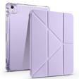 Apple iPad Air 11 M2 (2024) Yatay ve Dikey Standlı Antishock Kalemlikli Origami Silikon Kılıf A2902
