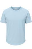 Ghassy Co. Erkek Reglan Oval Kesim %100 Pamuk Yumuşak Dokulu Bisiklet Yaka T-shirt