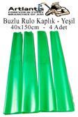 Buzlu Rulo Şeffaf Kaplık 4 Adet 40x150 cm Defter Kitap Kaplığı Okul Öğrenci Rulo Kaplık