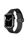 Apple Watch 42mm Uyumlu KRD-85 Metal Otomatik Mekanizmalı Klips Kordon