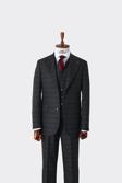 Modern Kesim Yelekli Erkek Takım Elbise - Slim Fit Şık ve Rahat-KAW1007S