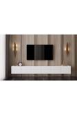 Enwood CAPELLA  Mdf 6 Kapaklı Duvara Monte (120 CM X 2 ADET) 240 Cm Tv Ünitesi