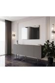 Enwood Capella Mdf 5 Kapaklı Raflı Ahşap Ayaklı 200 cm Konsol (200X80X40 CM)