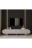 Enwood REGULUS MDF 3 KAPAKLI AHŞAP AYAKLI 180 Cm COUNTRY TV ÜNİTESİ
