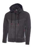 Ghassy Co.Erkek Çıkarılabilir Kapüşonlu Softshell/Polar Garnili Spor Ceket