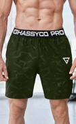 Ghassy Co. Erkek Runnig Pro Elastik Bel Nefes Alabilen Koşu Fitness Spor Şortu