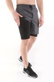 Ghassy Co Erkek Running Hızlı Kuruma Micropolyester Arka Fermuar Cepli ve Havlu Halkalı Antrenman Futbol Fitness Kısa Taytlı Şort  