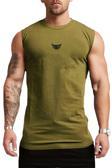 Ghassy Co. Erkek Nem Emici Hızlı Kuruma Atletik Teknik Performans Sporcu Sıfır Kol T-shirt