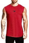 Ghassy Co. Erkek Nem Emici Hızlı Kuruma Atletik Teknik Performans Sporcu Sıfır Kol T-shirt